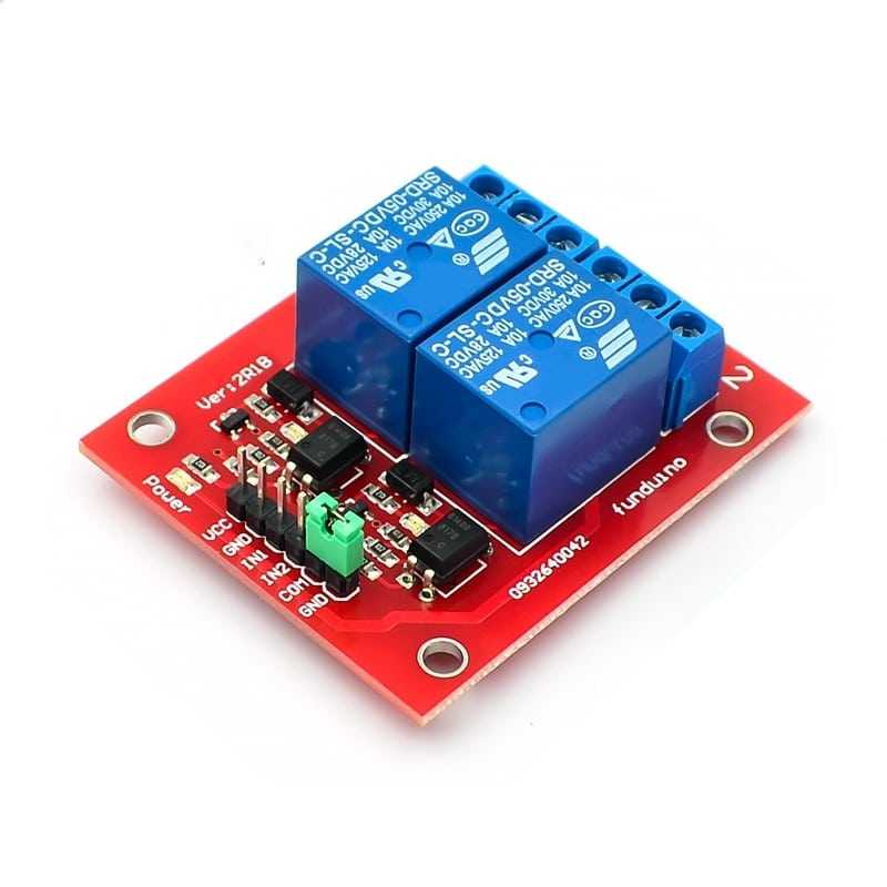Opto-isolated 2 channel 5V Relay Module