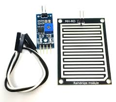 Rain sensor module with digital and analog output