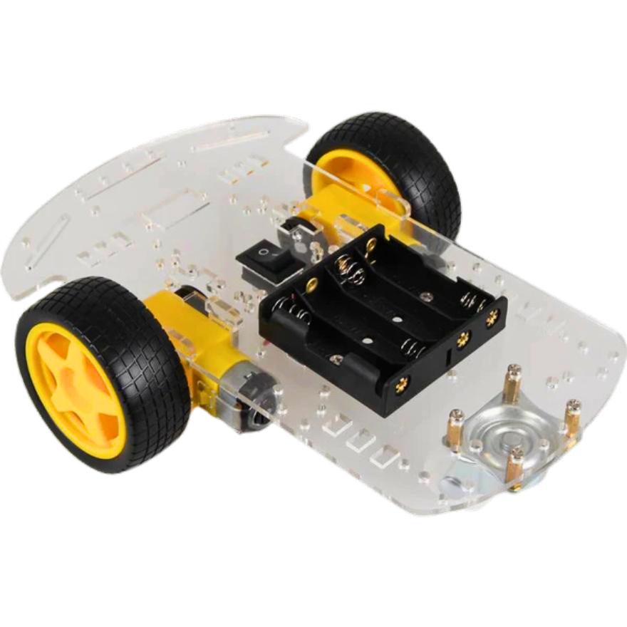 Robot chassis - 2WD with encoder discs
