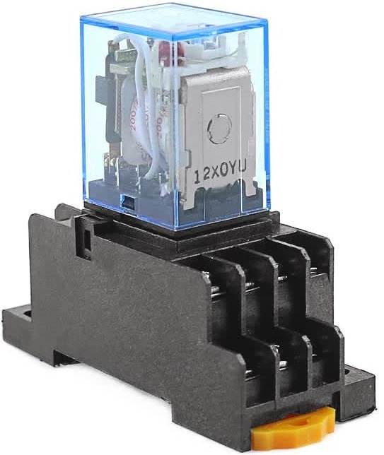 220VAC Relay With Base For Start-Stop Circuit