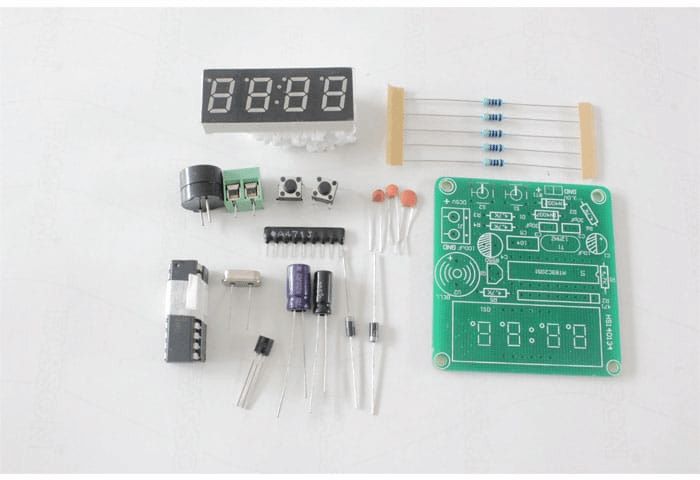 Digital electronic clock  DIY kit