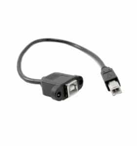 [ACC-064] Panel Mount USB Cable  B Male to B Female