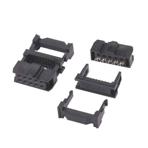 [EC-113-N] 10-Pin IDC Socket Connector for Ribbon Cable (5 Pack)