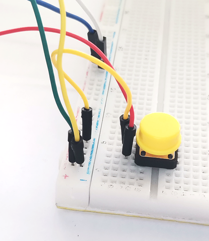 Breadboard with button