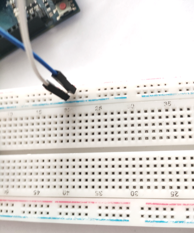 wires connected to Breadboard image 