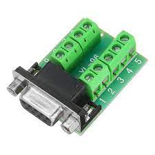 Female Head RS232 Turn Terminal Serial Port Adapter