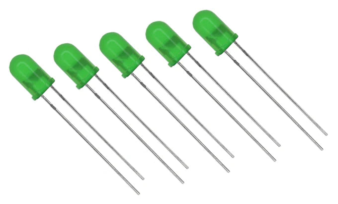 Green LED 5mm(10 pack)
