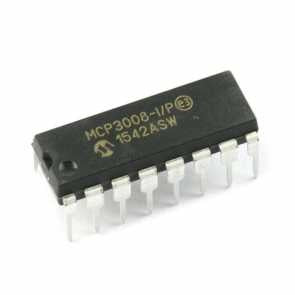 10 bit ADC (SPI) MCP3008 -8 channel DIP16