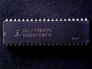 ICL7107CPLZ A/D Converter With Display Driver