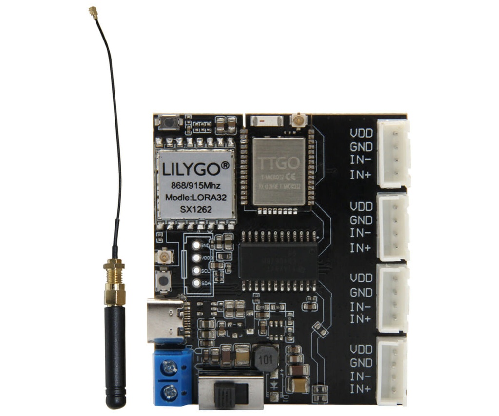 LILYGO ttgo ESP32 HX711 4 Channel iot T-weigh Lora Weighing Module