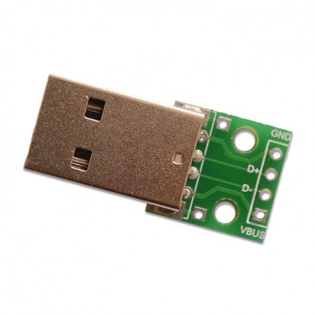 USB A male breakout board