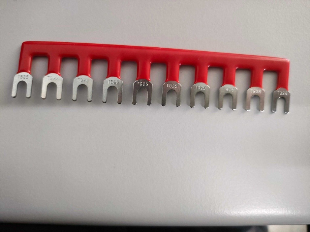Wiring Connecting Bar- Red 10Pin TB 2510
