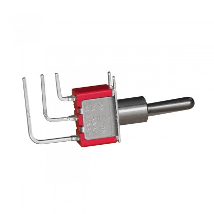 Spring Loaded Toggle Switch SPST (Red)