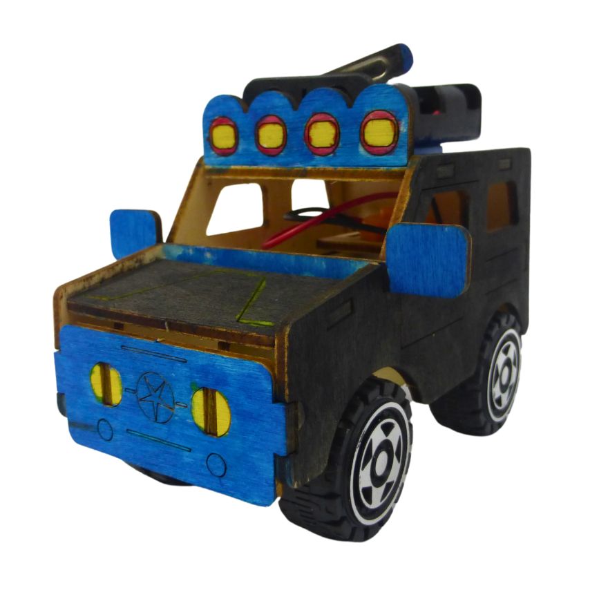 STEM Educational Toy - J.J the Wooden Jeep Kit