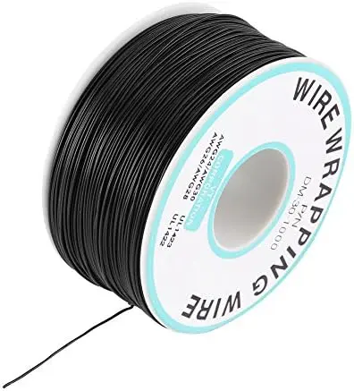 250m Black 30AWG 0.25mm Wire Roll