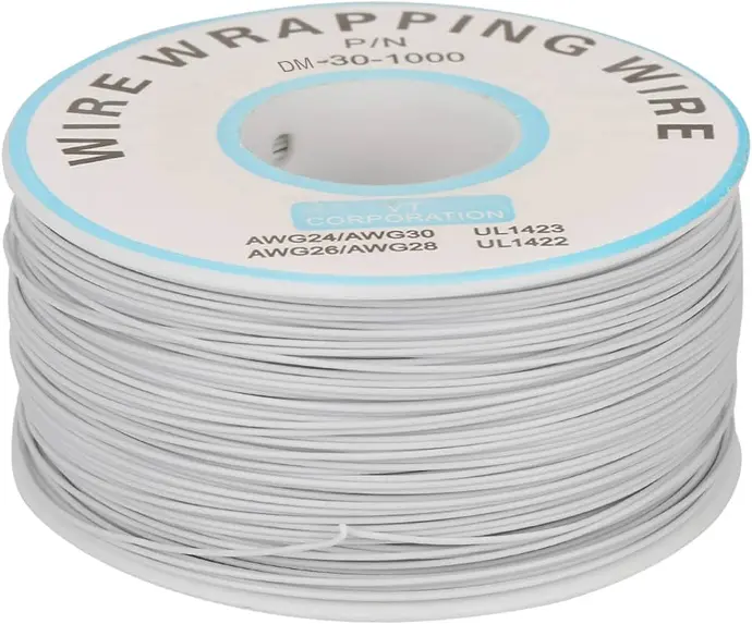 250m (White) 30AWG 0.25mm wire roll