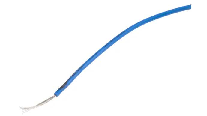0.4mm Blue PVC Insulated Tinned Copper Wire per Meter