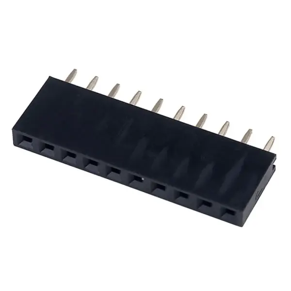 10-Pin Female 2.54mm Pitch Header (10 Pack)