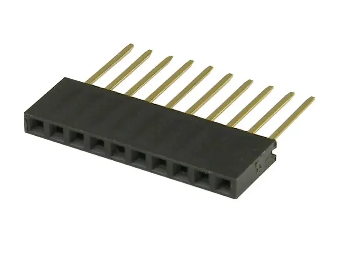 6-pin Female Header 2.54mm Pitch (10 pack)