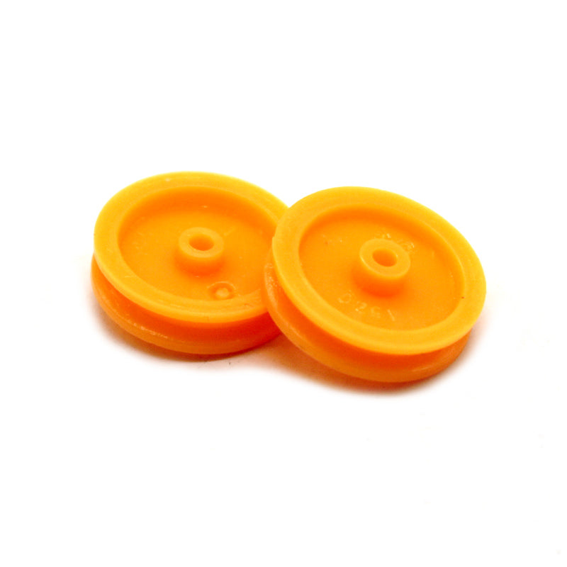 2x17mm pulley (Orange) wheel (2 Pack)
