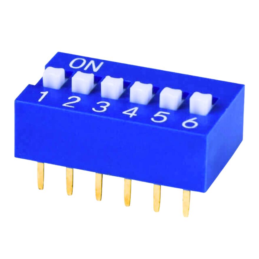 DIP Switch 6 Pole (3 Pack) 