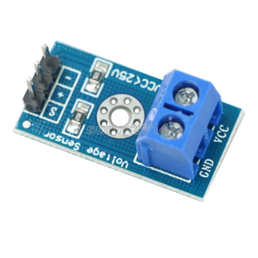 Analog voltage divider 0-25V to 0-5V