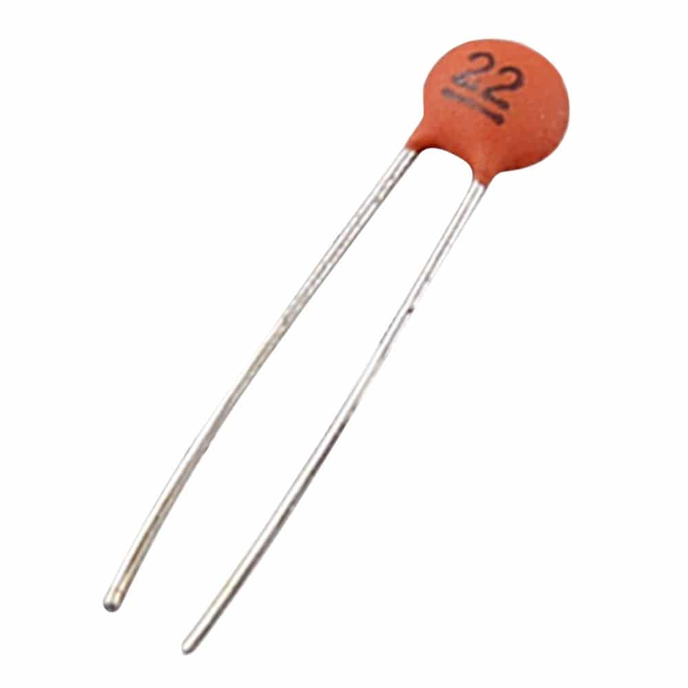 Ceramics capacitors 22PF 22P 50V - Pack of 10