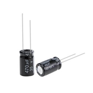 Electrolytic Capacitor 35V/470UF 10*16MM  - 5 pack
