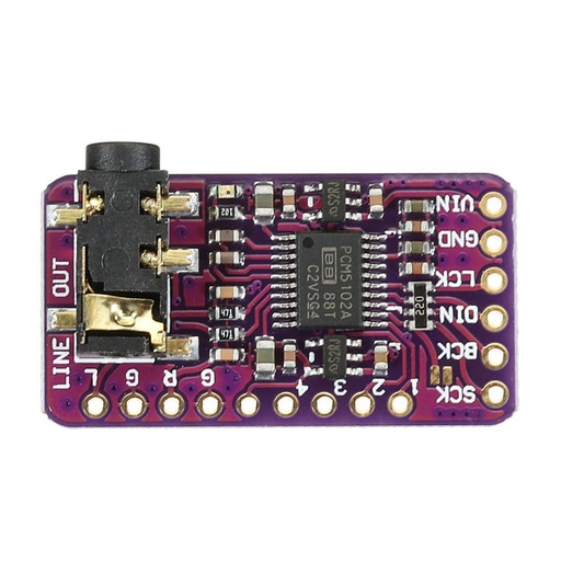 [MOD-211] PCM5102 DAC I2S Interface Decoder Board
