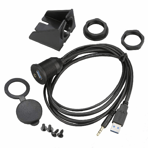 [MOD-108] USB 3.0 and 3.5mm Audio Extension Panel Mount