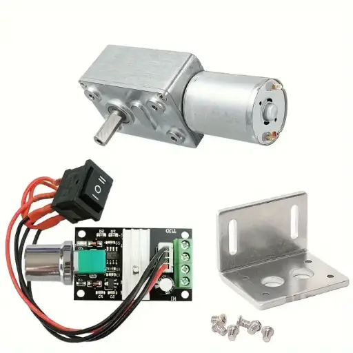 [ACT-008] Worm Gear Motor (12V 7PM 70kg.cm)