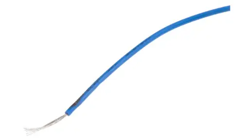 [Wire-010] 0.4mm Blue PVC Insulated Tinned Copper Wire per Meter