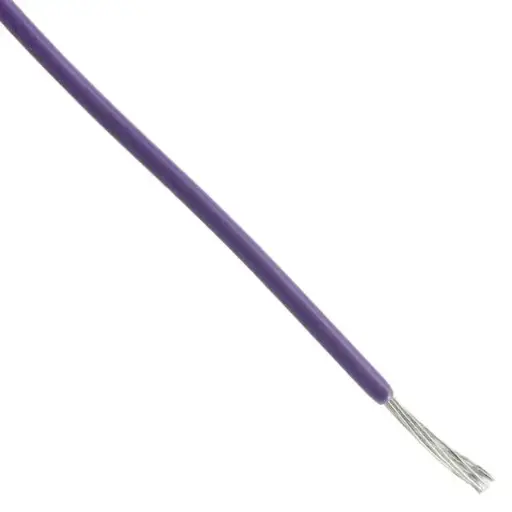 [Wire-013] 0.4mm Purple PVC Insulated Tinned Copper Wire per Meter