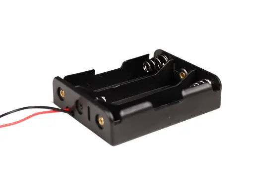 [ACC-010-3section-N] 18650 Battery Case 3 Cell with wire 