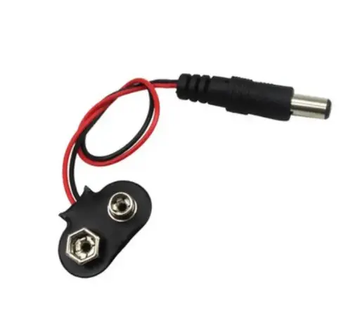 [ACC-011-DC-N] 9V Battery Clip With DC Jack