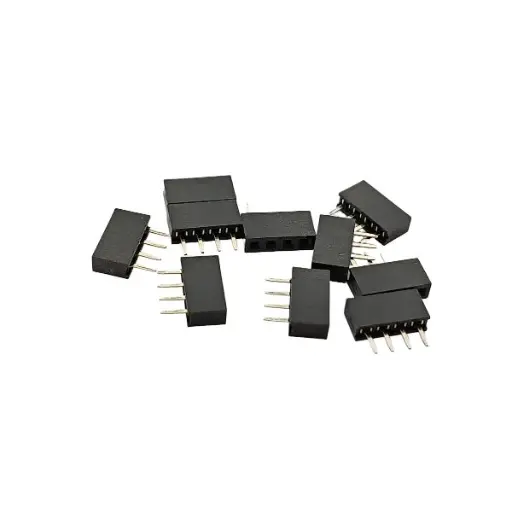 [EC-136-4-N] 2.0mm 4 Pin Female Header Socket (10 Pack)