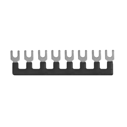[ACC-091-8Pin-N] Jumper Block Terminal Strips, 8 Pin, 25A, Black 