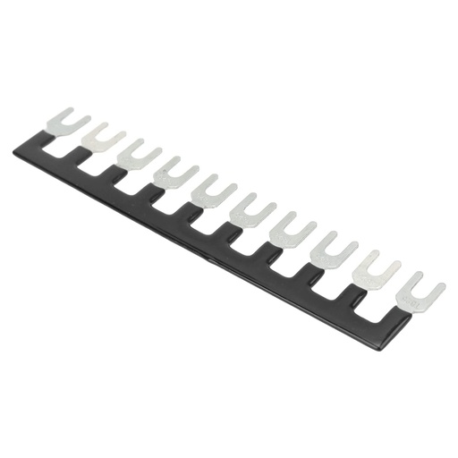 [ACC-091-10Pin-N] Jumper Block Terminal Strips, 10 Pin, 25A, Black  