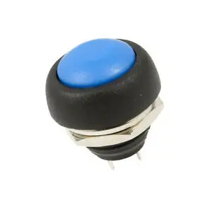 [EC-077-Blue-N] Waterproof push button Blue