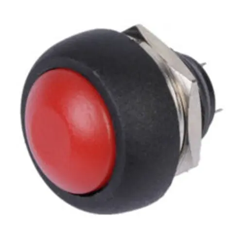 [EC-077-Red-N] Waterproof push button Red