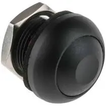 [EC-077-Black-N] Waterproof push button Black