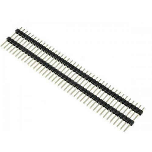[EC-021-N] 40-Pin Male Single Row Double Insulation Header (10 Pack)