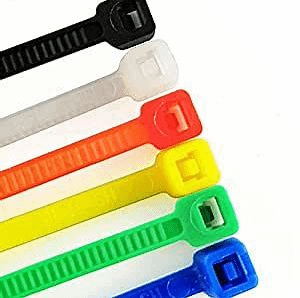 [T-049-N] Nylon Cable Ties 4 Colours (20 Pack) 