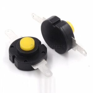 [EC-069-N] Self Latching Switch Yellow Round (2 pack)