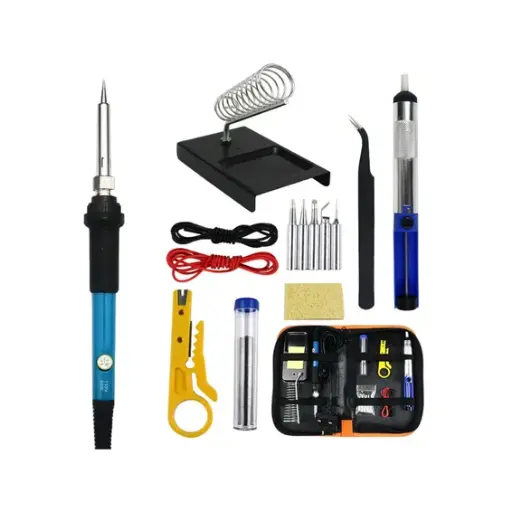 [KIT-163] DIY Adjustable Temp controlled Electric Soldering Iron   Kit Set.