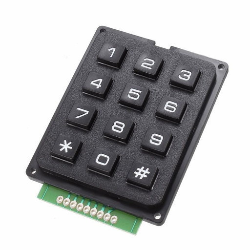 [ACC-001] 12 Keys (4x3) Matrix KeyPad Module