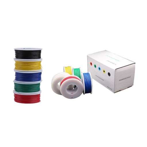[T-045] Flexible Silicone Wire Cable 5 colors